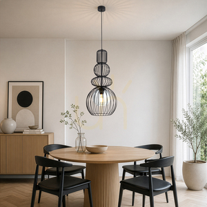 Závesné svietidlo Kago Black 1 Xe27 small 1