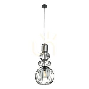 Závesné svietidlo Kago Black 1 Xe27 small 8