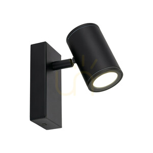 Nexo Black GU10 nástenná svietidlo IP44 small 4