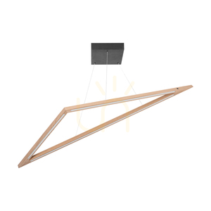 Závesné svietidlo Vinci, olejovaný dub/čierna, 1xLED 35 W, smer svetla hore a dole, 155 cm small 0