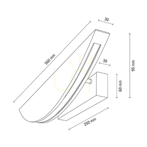 Nástenná svietidlo Dubai, olejovaný dub/matný nikl, 1xLED 12,5 W, 56 cm 3 Nástenná svietidlo Dubai, olejovaný dub/matný nikl, 1xLED 12,5 W, 56 cm small 3