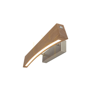 Nástenná lampa Ziad, olejovaný dub/matný nikl, 1xLED 11,5 W, 56 cm 1 Nástenná lampa Ziad, olejovaný dub/matný nikl, 1xLED 11,5 W, 56 cm small 1