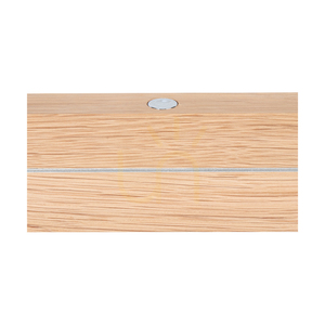 Dvojité závesné svietidlo, olejovaný dub/matný nikl, 3xLED 29 W, smer svetla hore a dole, 120 cm small 2