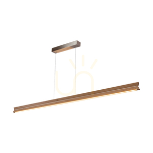 Dvojité závesné svietidlo, olejovaný dub/matný nikl, 3xLED, 42 W, smer svetla hore a dole, 160 cm 1 Dvojité závesné svietidlo, olejovaný dub/matný nikl, 3xLED, 42 W, smer svetla hore a dole, 160 cm small 1