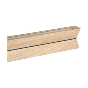 Závesné svietidlo Brinova TWIN 160 cm, olejovaný dub a čierna, LED 42 W 3000 K, svetlo nahor a nadol small 2