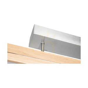 Dvojité stropné svietidlo, olejovaný dub/matný nikl, 3xLED, 23 W, 100 cm 2 Dvojité stropné svietidlo, olejovaný dub/matný nikl, 3xLED, 23 W, 100 cm small 2