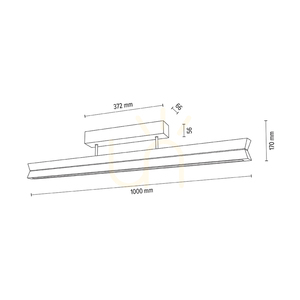 Dvojité stropné svietidlo, olejovaný dub/matný nikl, 3xLED, 23 W, 100 cm 3 Dvojité stropné svietidlo, olejovaný dub/matný nikl, 3xLED, 23 W, 100 cm small 3