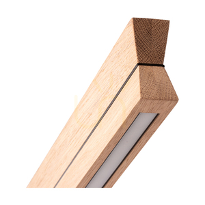 Dvojité stropné svietidlo, olejovaný dub/čierna, 3xLED, 23 W, 100 cm small 2