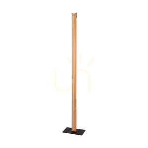 Stojaca lampa Brinova TWIN LED 36 W, olejovaný dub a čierna, 151 cm small 1