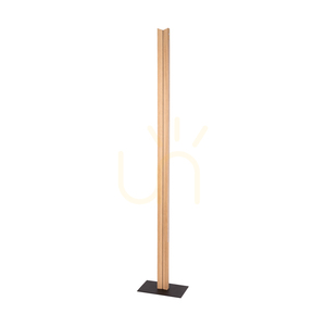Stojaca lampa Brinova TWIN LED 36 W, olejovaný dub a čierna, 151 cm small 0