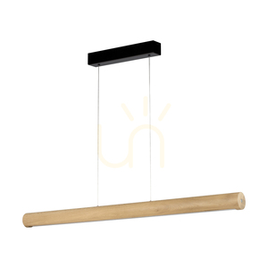 Závesné svietidlo Conor, olejovaný dub/čierna, 1xLED 34,5 W, smer svetla hore a dole, 120 cm small 0