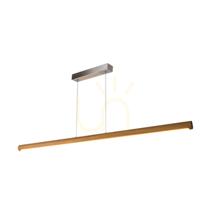 Závesné svietidlo Conor, olejovaný dub/matný nikl, 1xLED 45 W, smer svetla nahor a nadol, 160 cm 1 Závesné svietidlo Conor, olejovaný dub/matný nikl, 1xLED 45 W, smer svetla nahor a nadol, 160 cm small 1