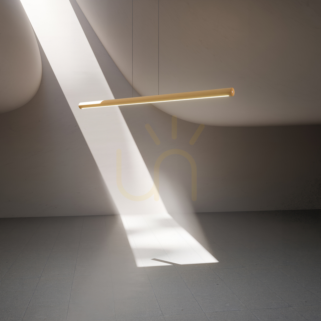 Displej Závesné svietidlo Conor, olejovaný dub/čierna, 1xLED 45 W, smer svetla hore a dole, 160 cm Závesné svietidlo Conor, olejovaný dub/čierna, 1xLED 45 W, smer svetla hore a dole, 160 cm