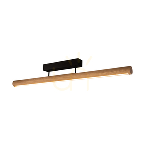 Stropné svietidlo Conor, olejovaný dub/čierna, 1xLED 34,5 W, smer svetla hore a dole, 120 cm small 1