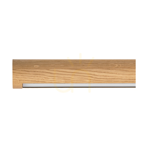 Stropné svietidlo Conor, olejovaný dub/čierna, 1xLED 34,5 W, smer svetla hore a dole, 120 cm small 2