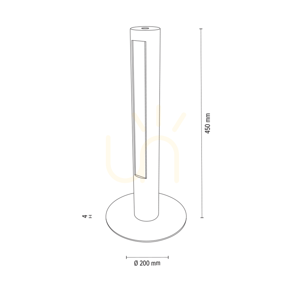 Šou Stolná lampa Conor, olejovaný dub/matný nikl, 1xLED 9 W, Ø20 cm Stolná lampa Conor, olejovaný dub/matný nikl, 1xLED 9 W, Ø20 cm