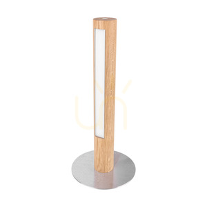 Stolná lampa Conor, olejovaný dub/matný nikl, 1xLED 9 W, Ø20 cm 0 Stolná lampa Conor, olejovaný dub/matný nikl, 1xLED 9 W, Ø20 cm small 0