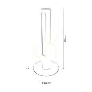 Stolná lampa Conor, olejovaný dub/čierna, 1xLED 9 W, Ø20 cm 4 Stolná lampa Conor, olejovaný dub/čierna, 1xLED 9 W, Ø20 cm small 4