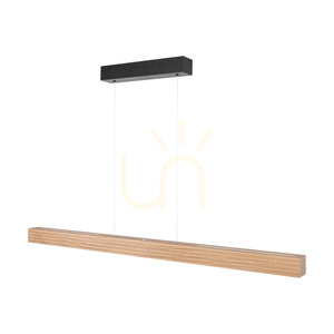 Závesné svietidlo Riflet, olejovaný dub/čierna, 3xLED, 47 W, smer svetla hore a dole, 120 cm 2 Závesné svietidlo Riflet, olejovaný dub/čierna, 3xLED, 47 W, smer svetla hore a dole, 120 cm small 2
