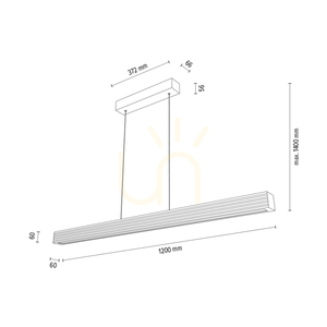 Závesné svietidlo Riflet, olejovaný dub/čierna, 3xLED, 47 W, smer svetla hore a dole, 120 cm 5 Závesné svietidlo Riflet, olejovaný dub/čierna, 3xLED, 47 W, smer svetla hore a dole, 120 cm small 5