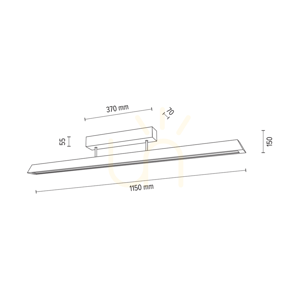 Náhľad Stropné svietidlo Derott, olejovaný dub/matný nikl, 3xLED, 42 W, 115 cm Stropné svietidlo Derott, olejovaný dub/matný nikl, 3xLED, 42 W, 115 cm