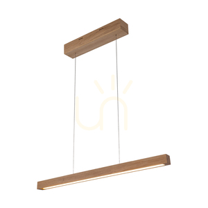 Závesné svietidlo Smal CCT, olejovaný dub, 1xLED 26,4 W, smer svetla nahor a nadol, 80 cm small 1