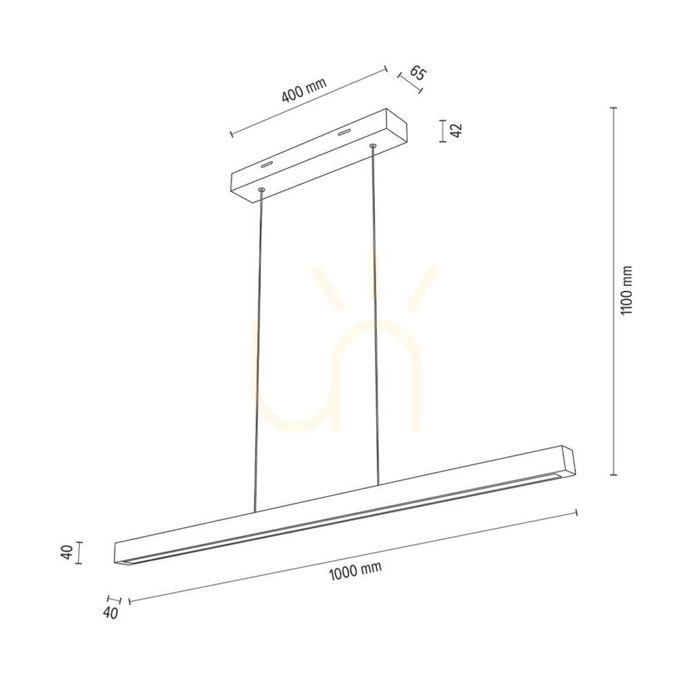 Šou Závesné svietidlo Smal CCT, olejovaný dub, 1xLED, 33,4 W, 100 cm Závesné svietidlo Smal CCT, olejovaný dub, 1xLED, 33,4 W, 100 cm