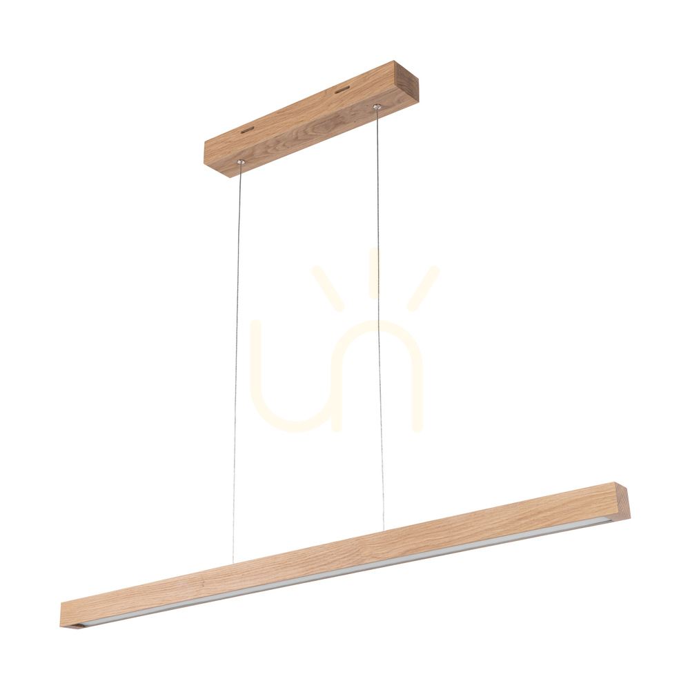 Skontrolujte Závesné svietidlo Smal CCT, olejovaný dub, 1xLED, 33,4 W, 100 cm Závesné svietidlo Smal CCT, olejovaný dub, 1xLED, 33,4 W, 100 cm