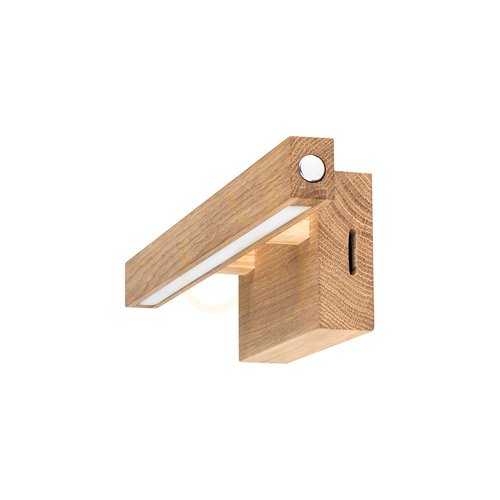 Skontrolujte Malé nástenné svietidlo CCT, olejovaný dub, 1xLED 5,4 W, 40 cm
