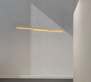 Závesné svietidlo Smal CCT, olejovaný dub, 2xLED, 27,2 W, 120 cm small 3