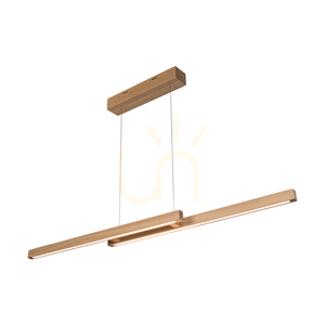 Závesné svietidlo Smal CCT, olejovaný dub, 2xLED, 27,2 W, smer svetla hore a dole, 120 cm small 1