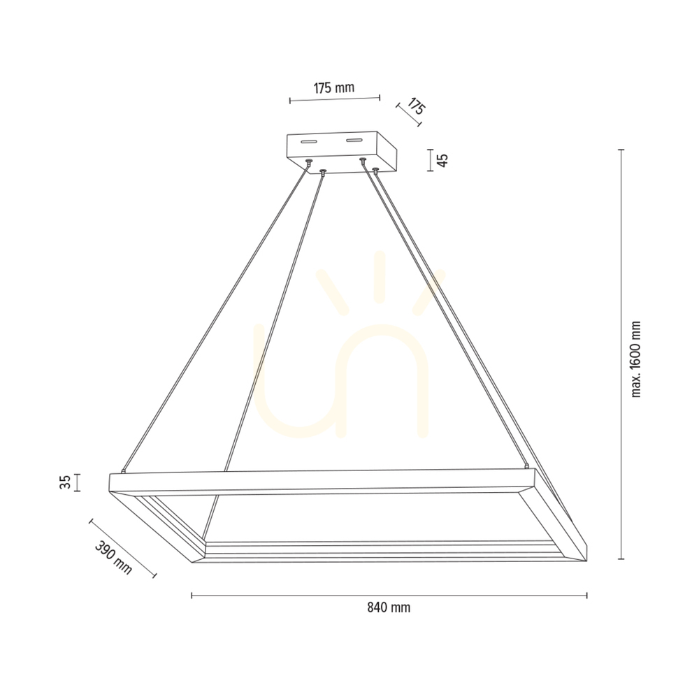 Displej Závesné svietidlo Legno, olejovaný dub, 1xLED 33 W, smer svetla hore a dole, 84 cm Závesné svietidlo Legno, olejovaný dub, 1xLED 33 W, smer svetla hore a dole, 84 cm