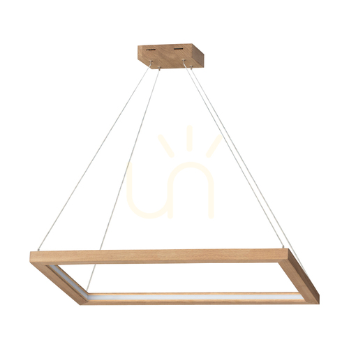 Skontrolujte Závesné svietidlo Legno, olejovaný dub, 1xLED 33 W, smer svetla hore a dole, 84 cm
