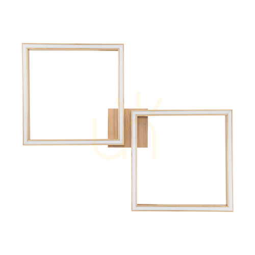 Skontrolujte Stropné svietidlo / nástenná lampa Ramme, olejovaný dub, 2xLED, 48 W, 89 cm