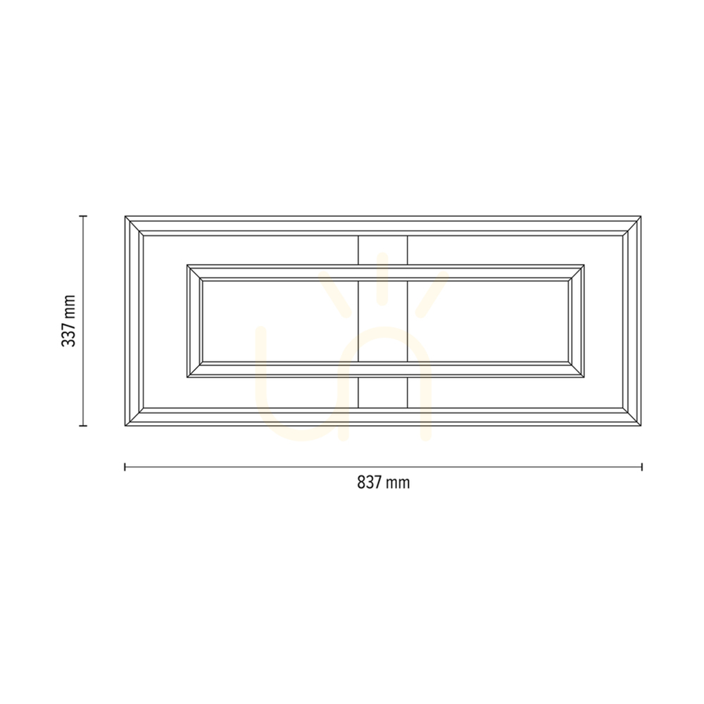 Šou Stropné svietidlo / nástenná lampa Ramme, olejovaný dub/čierna, 2xLED, 55,5 W, 83,7 cm Stropné svietidlo / nástenná lampa Ramme, olejovaný dub/čierna, 2xLED, 55,5 W, 83,7 cm