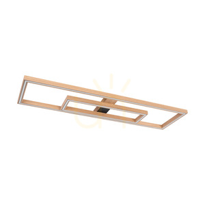 Stropné svietidlo / nástenná lampa Ramme, olejovaný dub/čierna, 2xLED, 67,5 W, 123,7 cm small 2