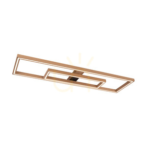 Stropné svietidlo / nástenná lampa Ramme, olejovaný dub/čierna, 2xLED, 67,5 W, 123,7 cm small 3