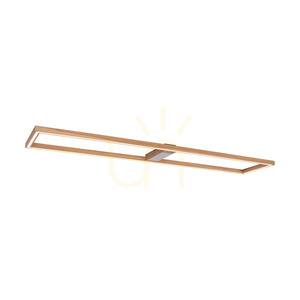 Stropné svietidlo / nástenná lampa Ramme, olejovaný dub/matný nikl, 1xLED 57 W, 163,7 cm 3 Stropné svietidlo / nástenná lampa Ramme, olejovaný dub/matný nikl, 1xLED 57 W, 163,7 cm small 3
