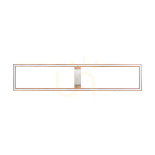 Skontrolujte Stropné svietidlo / nástenná lampa Ramme, olejovaný dub/matný nikl, 1xLED 57 W, 163,7 cm