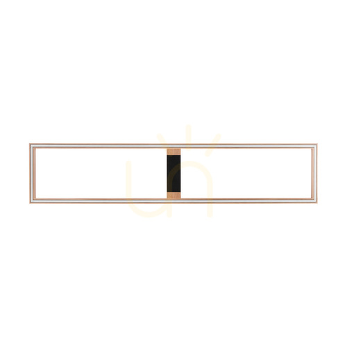 Skontrolujte Stropné svietidlo / nástenná lampa Ramme, olejovaný dub/čierna, 1xLED 57 W, 163,7 cm