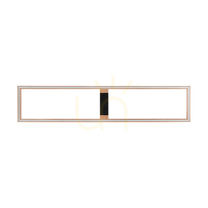 Stropné svietidlo / nástenná lampa Ramme, olejovaný dub/čierna, 1xLED 57 W, 163,7 cm small 0