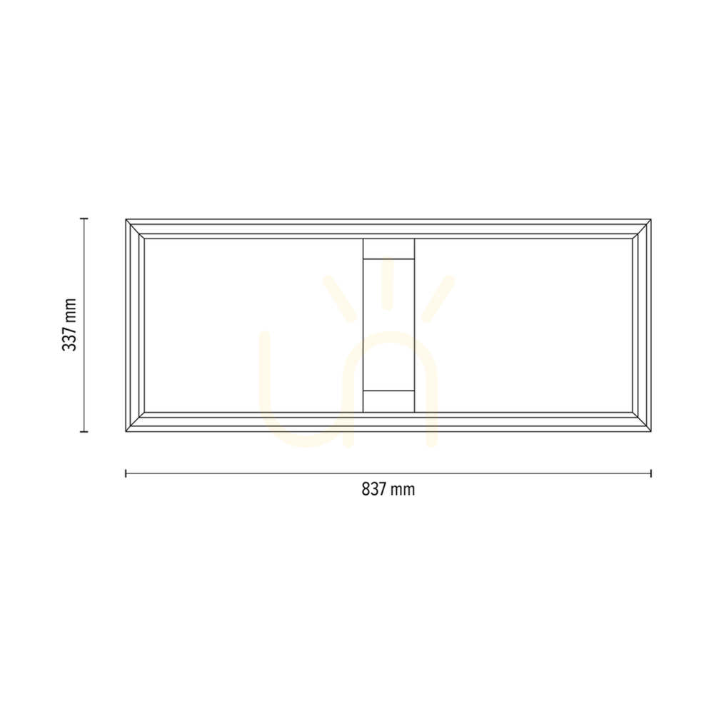 Šou Stropné svietidlo / nástenná lampa Ramme, olejovaný dub/matný nikl, 1xLED 33 W, 83,7 cm Stropné svietidlo / nástenná lampa Ramme, olejovaný dub/matný nikl, 1xLED 33 W, 83,7 cm