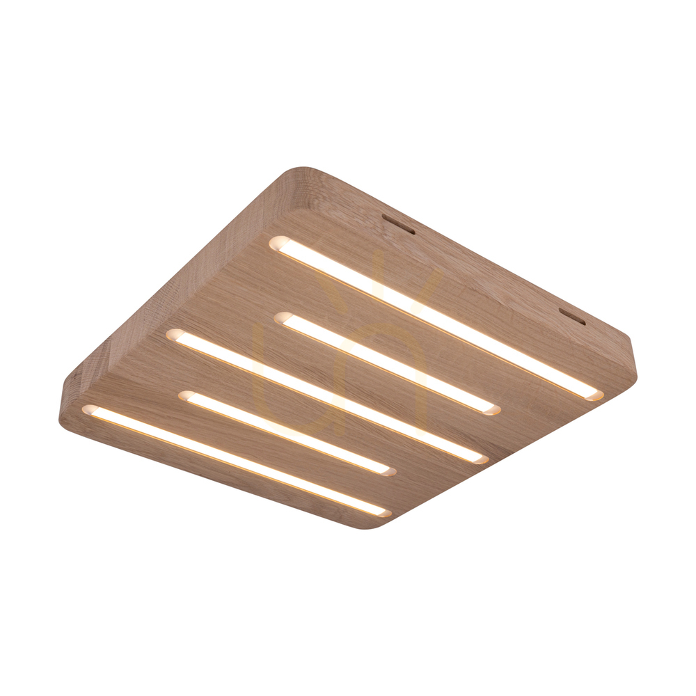 vyhliadka Stropné svietidlo / nástenná lampa Neele, olejovaný dub, 5xLED, 19,5 W, 34 cm Stropné svietidlo / nástenná lampa Neele, olejovaný dub, 5xLED, 19,5 W, 34 cm