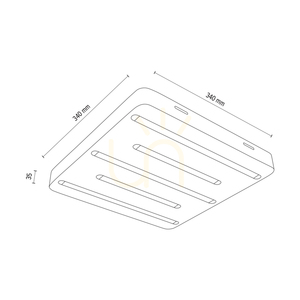 Stropné svietidlo / nástenná lampa Neele, olejovaný dub, 5xLED, 19,5 W, 34 cm 5 Stropné svietidlo / nástenná lampa Neele, olejovaný dub, 5xLED, 19,5 W, 34 cm small 5