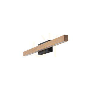 Nástenné svietidlo Aqua Luce, olejovaný dub/čierna, 1xLED 9 W, 60 cm small 0