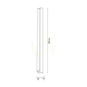 Nástenná svietidlo Aqua Luce, olejovaný dub, 1xLED, 12 W, 79 cm 3 Nástenná svietidlo Aqua Luce, olejovaný dub, 1xLED, 12 W, 79 cm small 3