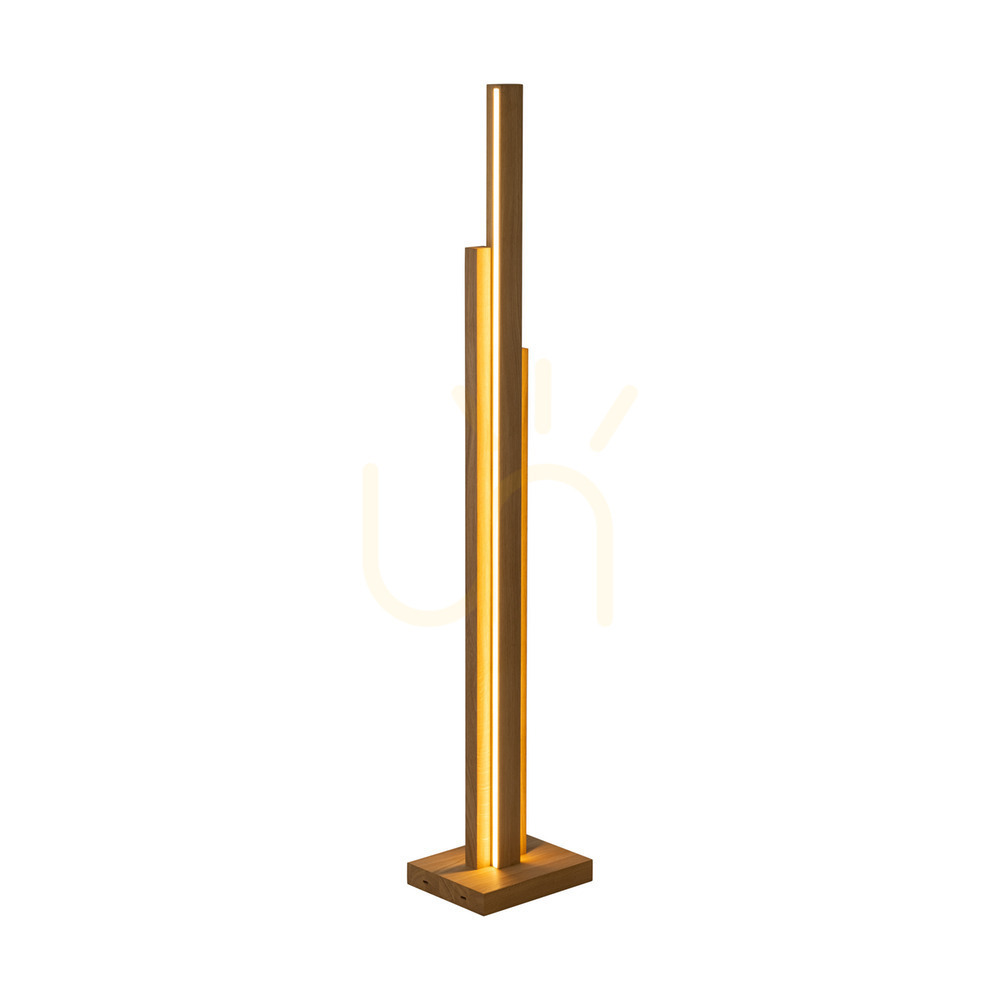 vyhliadka Stojaca lampa Soho, olejovaný dub, 3xLED, 60 W, 28 cm Stojaca lampa Soho, olejovaný dub, 3xLED, 60 W, 28 cm