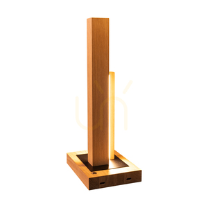 Stolná lampa Soho, olejovaný dub/čierna, 2xLED 10 W, 21,5 cm small 3