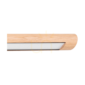 Stropné svietidlo Razmus, olejovaný dub/čierna, 1xLED 28 W, 98 cm small 2