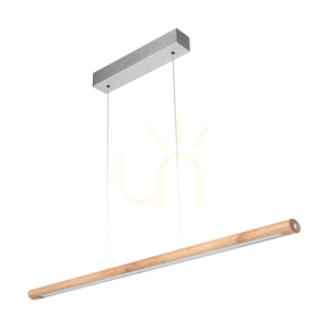 Závesné svietidlo Razmus, olejovaný dub/matný nikl, 1xLED 28 W, smer svetla hore a dole, 98 cm small 0